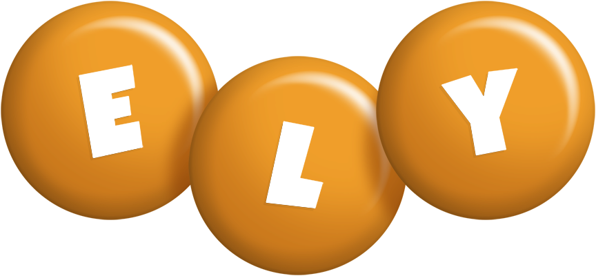 Ely candy-orange logo