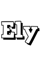 Ely snowing logo