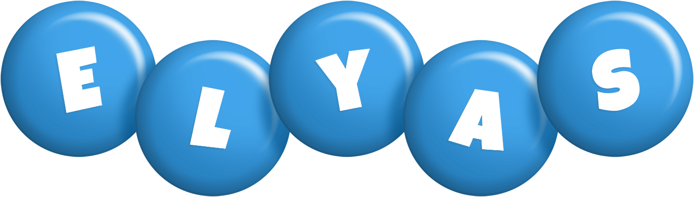 Elyas candy-blue logo