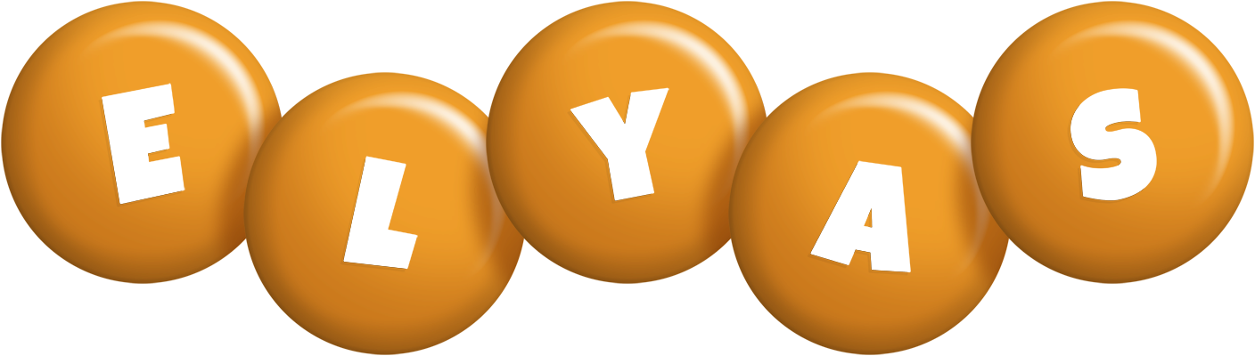 Elyas candy-orange logo
