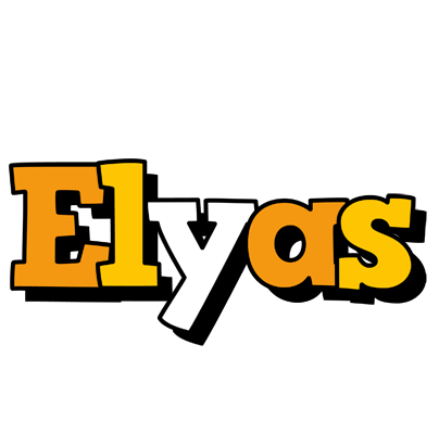 Elyas cartoon logo