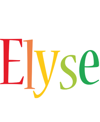 Elyse birthday logo