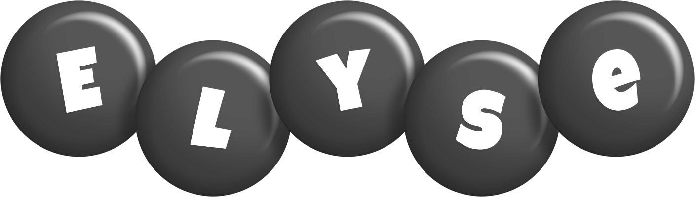 Elyse candy-black logo