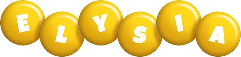 Elysia candy-yellow logo