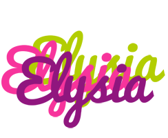 Elysia flowers logo