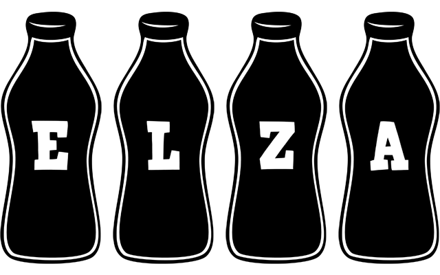 Elza bottle logo