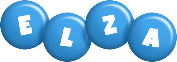 Elza candy-blue logo