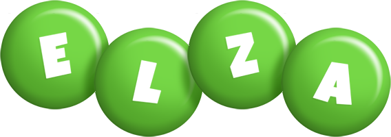 Elza candy-green logo