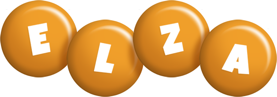 Elza candy-orange logo