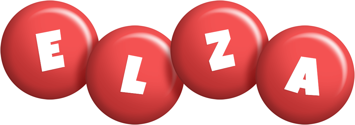 Elza candy-red logo