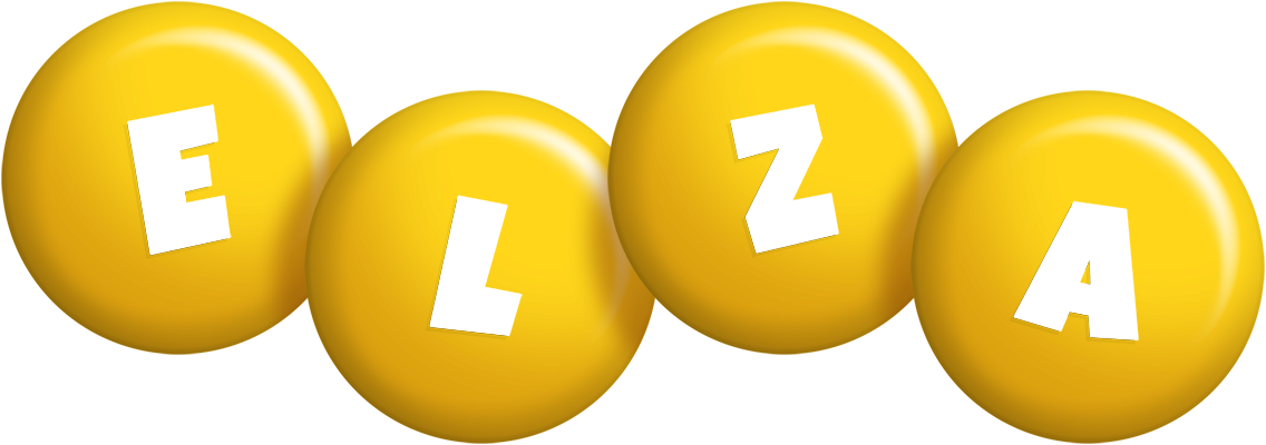 Elza candy-yellow logo