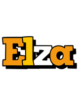 Elza cartoon logo