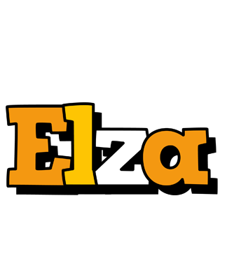 Elza cartoon logo