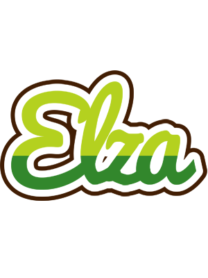 Elza golfing logo