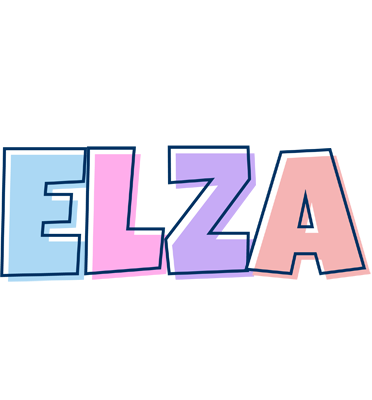 Elza pastel logo