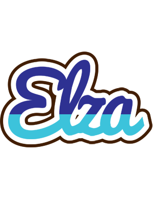 Elza raining logo