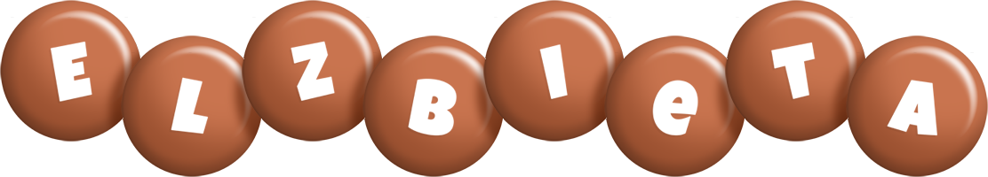 Elzbieta candy-brown logo