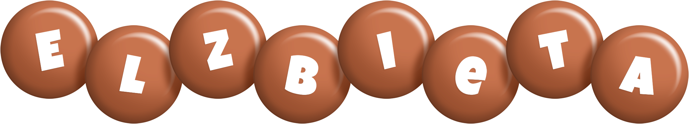 Elzbieta candy-brown logo