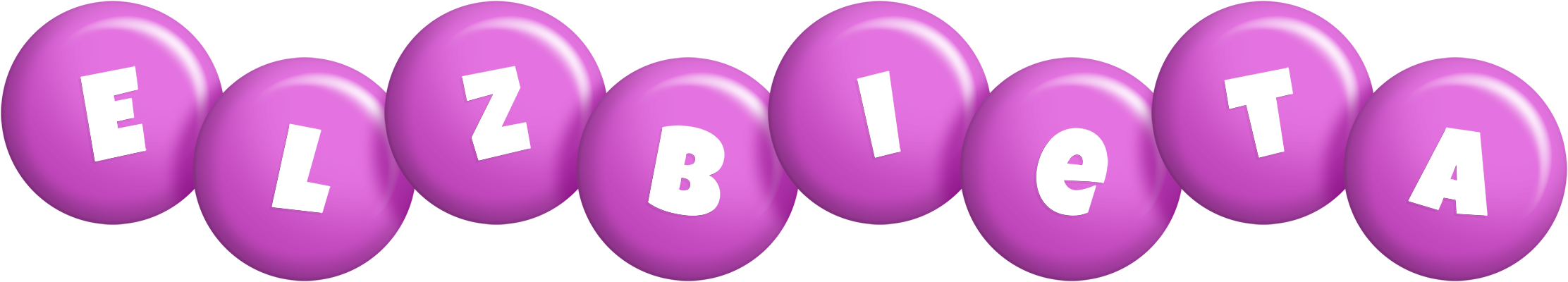 Elzbieta candy-purple logo