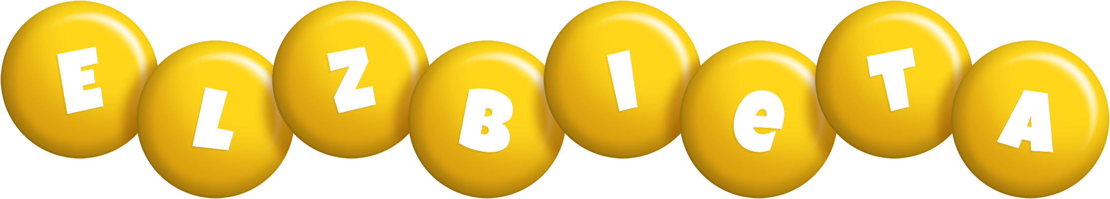 Elzbieta candy-yellow logo