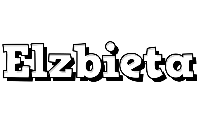 Elzbieta snowing logo
