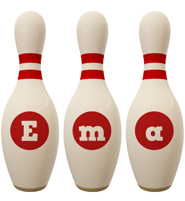 Ema bowling-pin logo