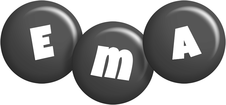 Ema candy-black logo