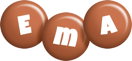 Ema candy-brown logo