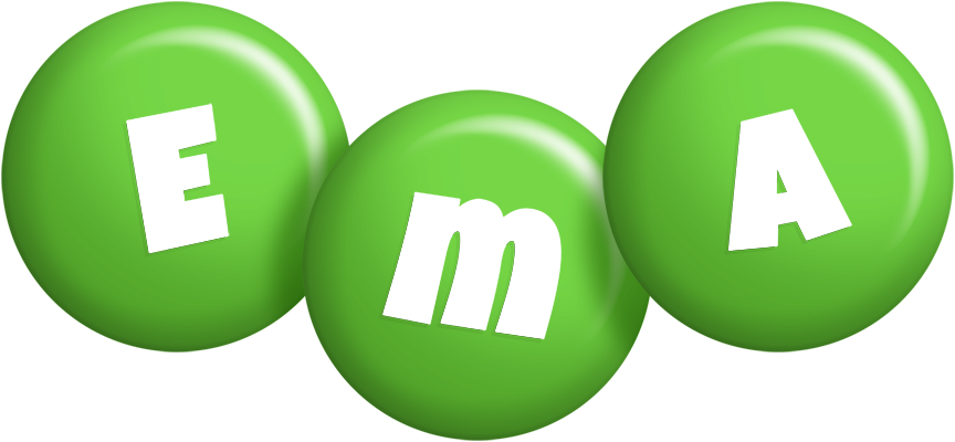 Ema candy-green logo