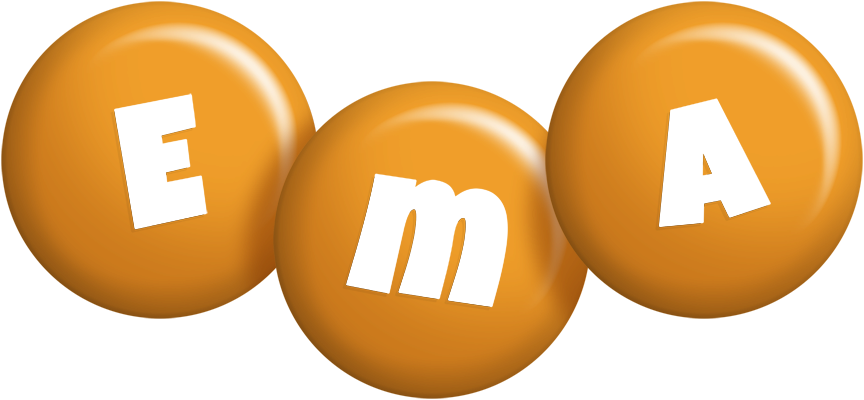 Ema candy-orange logo