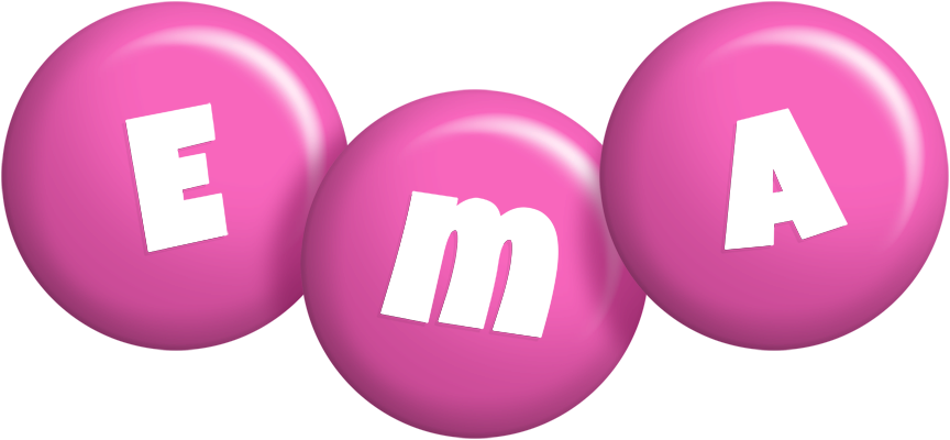 Ema candy-pink logo