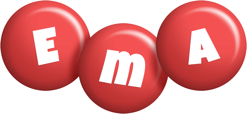 Ema candy-red logo