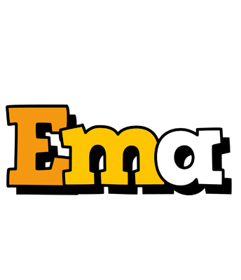 Ema cartoon logo