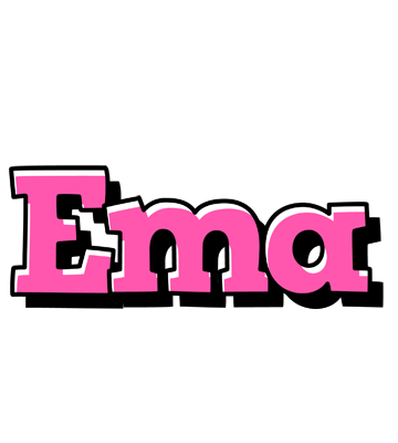 Ema girlish logo