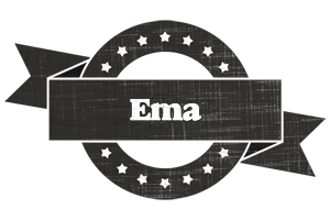 Ema grunge logo