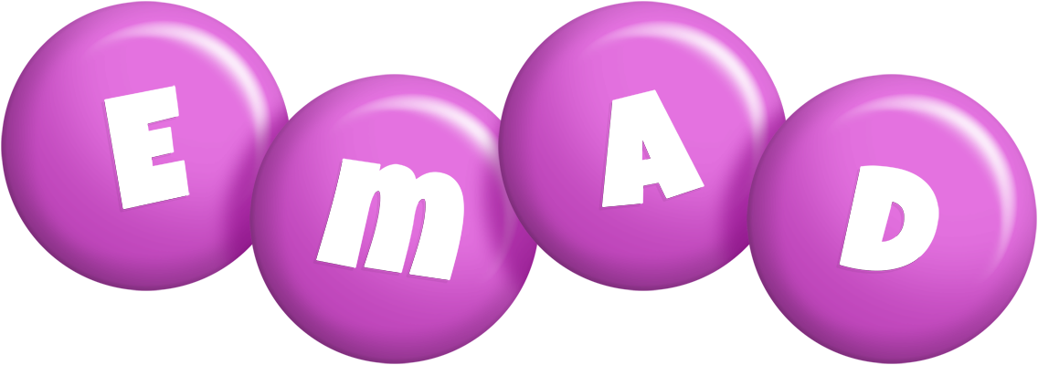 Emad candy-purple logo