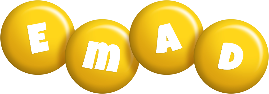 Emad candy-yellow logo