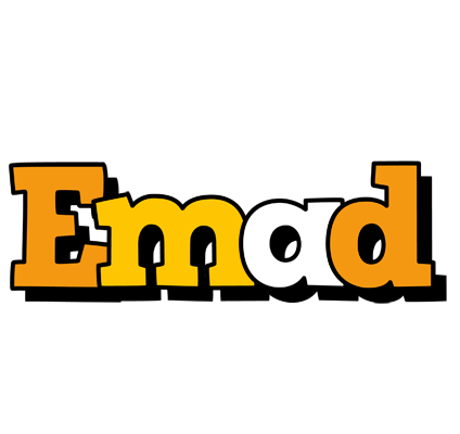 Emad cartoon logo