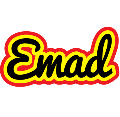 Emad flaming logo