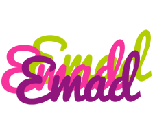 Emad flowers logo
