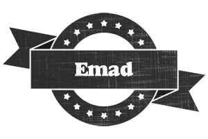 Emad grunge logo