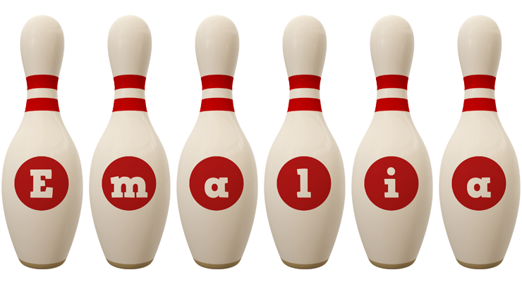 Emalia bowling-pin logo
