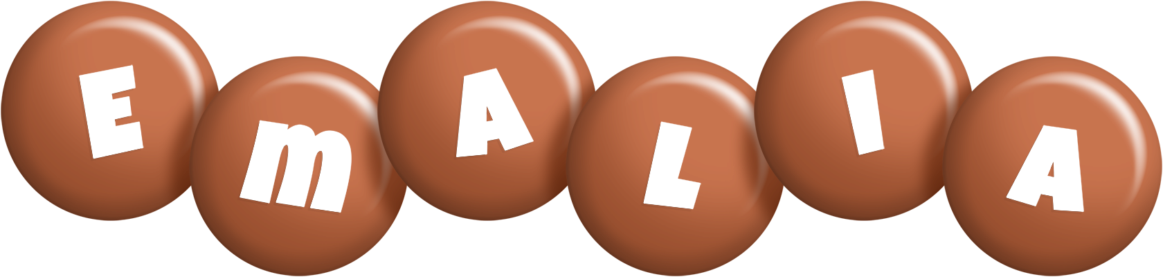 Emalia candy-brown logo