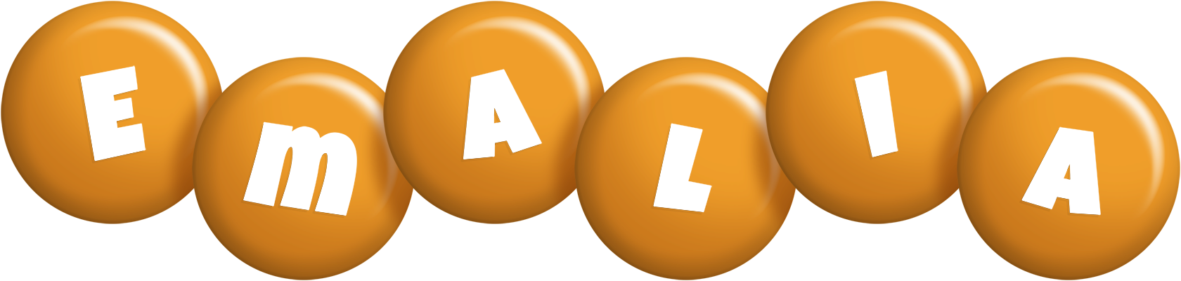 Emalia candy-orange logo