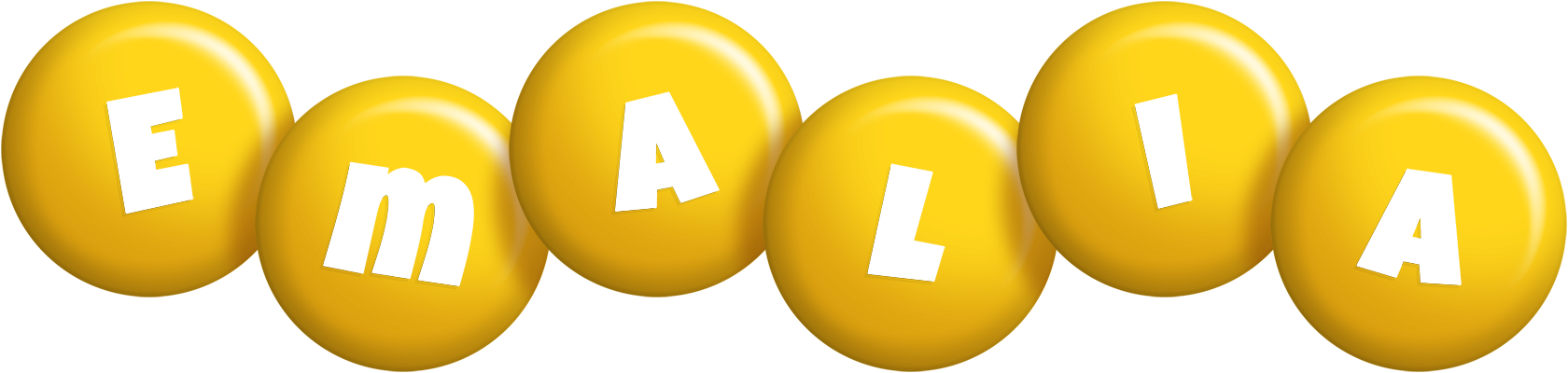 Emalia candy-yellow logo