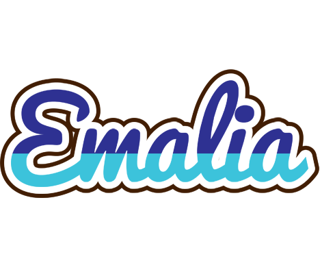 Emalia raining logo