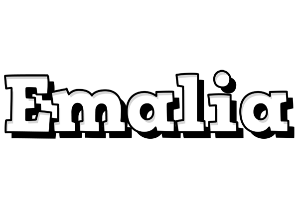 Emalia snowing logo