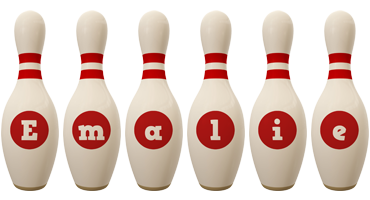 Emalie bowling-pin logo