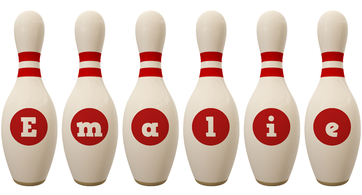 Emalie bowling-pin logo