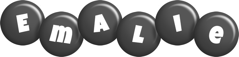Emalie candy-black logo